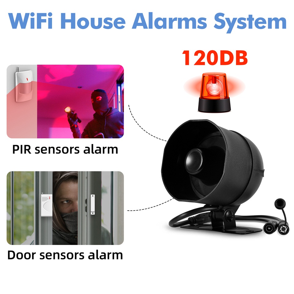 KERUI-sistema de alarma de sir - Home Security No Wifi reseña y precio