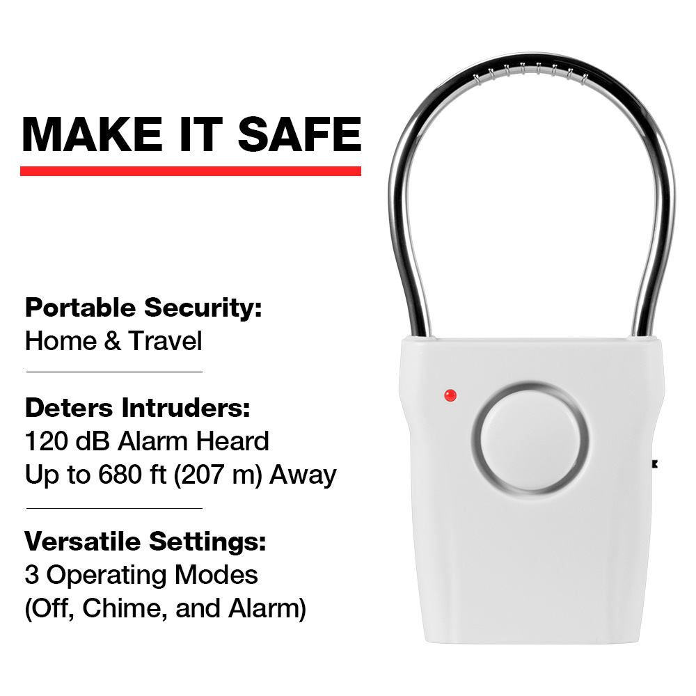 Alarma de manija de puerta de  - Window Alarm Sensor reseña y precio