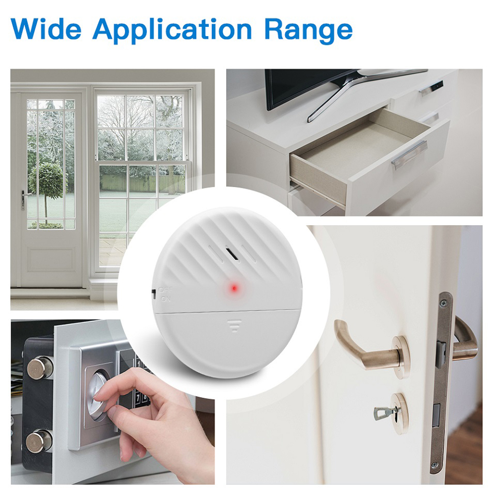 Elecpow-Sensor de vibración in - Home Security No Wifi reseña y precio