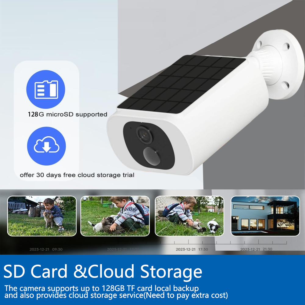 Cámara de seguridad Solar Tuya - Home Security Features reseña y precio