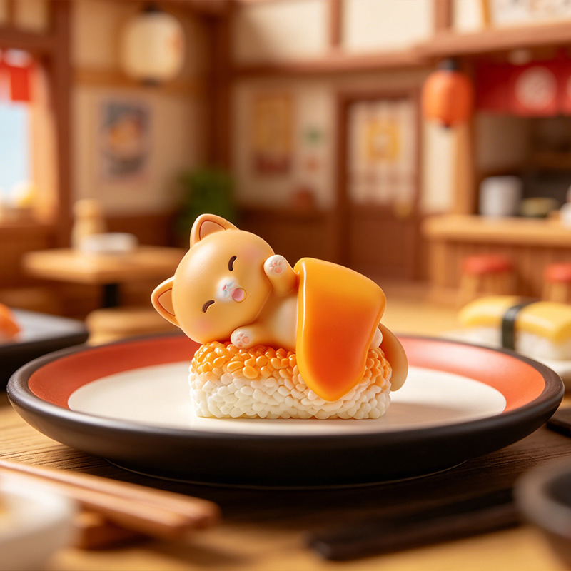 Caja Sorpresa Sushi Cat, Figur - Home Security Items reseña y precio