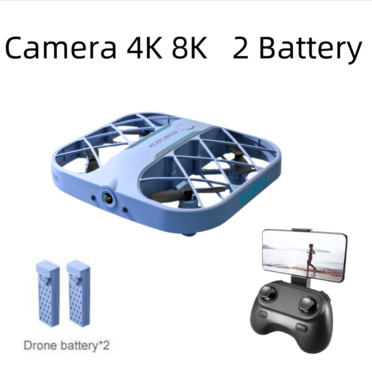 Dron JJRC H107 FPV RC con 2 Ba - Home Security Cameras Outdoor reseña y precio