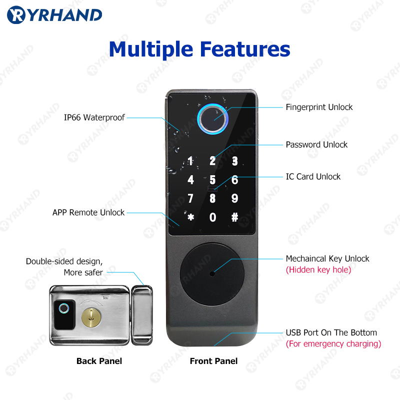 Tuya-cerradura inteligente con - Home Security Essential reseña y precio