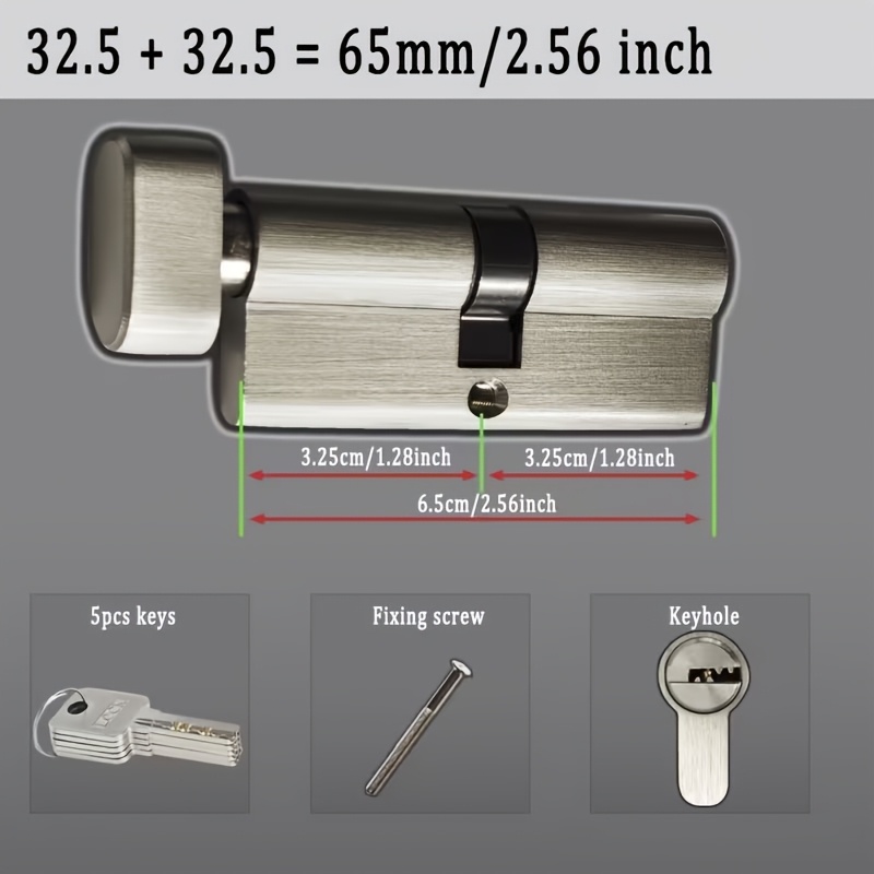 Cilindro de cerradura antirrob - Home Security Door reseña y precio