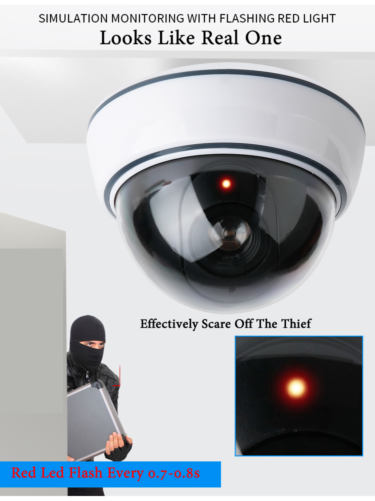 Cámara domo falsa creativa en  - Home Security Features reseña y precio